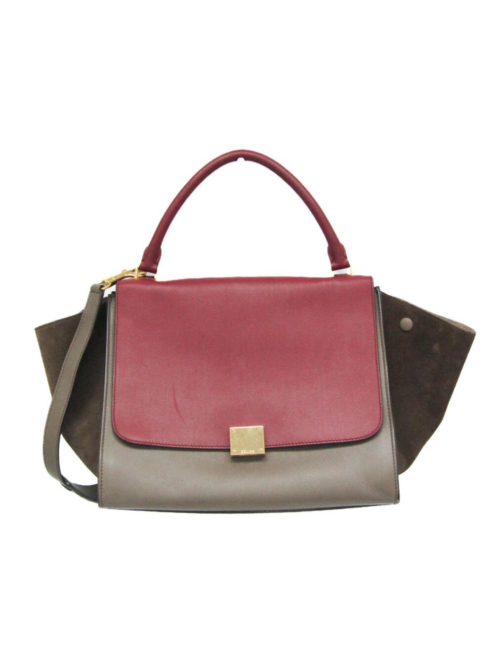 Celine Tricolor Trapeze Bag Leather #325486C58B